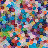 500Pcs 4mm Mixed Frosted Glass Beads DIY Jewelry Making Bracelet Necklace