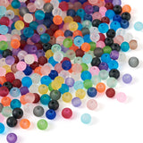 500Pcs 4mm Mixed Frosted Glass Beads DIY Jewelry Making Bracelet Necklace