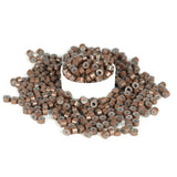 500Pcs Micro Silicone Lined Rings/Links/Beads for Hair Extensions