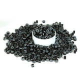 500Pcs Micro Silicone Lined Rings/Links/Beads for Hair Extensions