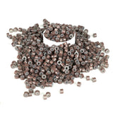 500Pcs Micro Silicone Lined Rings/Links/Beads for Hair Extensions