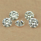 500Pcs AAAAA 0.7~5mm CZ Round Shape Cut Cubic Zircon Stone Loose Gems Beads