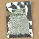 500Pcs AAAAA 0.7~5mm CZ Round Shape Cut Cubic Zircon Stone Loose Gems Beads