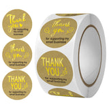 500pcs Kraft Paper Christmas Gilding Stickers