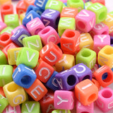 500Pcs Acrylic Letter Beads Spacer Beads for DIY Jewelry Making