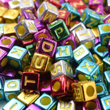 500Pcs Acrylic Letter Beads Spacer Beads for DIY Jewelry Making