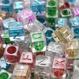 500Pcs Acrylic Letter Beads Spacer Beads for DIY Jewelry Making