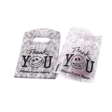 500 Pcs 9x15cm Plastic Gift Bags with Handles for Jewelry
