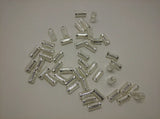 500Pcs Silver Plated Hair Dreadlock Bead Cuff Clip
