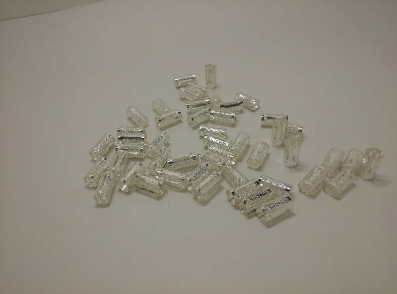 500Pcs Silver Plated Hair Dreadlock Bead Cuff Clip