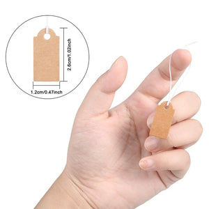 500Pcs Writable Blank Labels Display Tags with String