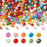 500Pcs 4mm Shell Beads 10 Colors Mixed for DIY Jewelry Making