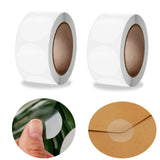500Pcs/Roll Transparent Round Self-Adhesive Stickers for Packaging