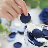 500Pcs Dusty Navy Silk Rose Petals Wedding Party Decor