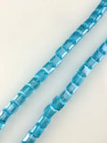 500Pcs 6mm Crystal Glass Beads Favor Spacer Square Beads For DIY Jewelry Making