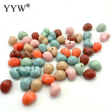 500g Heart Shape Acrylic Spacer Beads - Colorful DIY Jewelry Making Accessory