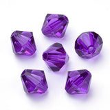 500g 4mm Acrylic Bicone Spacer Beads for Jewelry Making