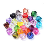 500g 4mm Acrylic Bicone Spacer Beads for Jewelry Making