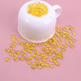 500g 7mm Acrylic Half Round Beads DIY Phone Jewelry Fishbowl Decor