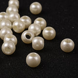 500g ABS Plastic Pearl European Bead Large Hole Rondelle Beads