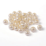 500g ABS Plastic Pearl European Bead Large Hole Rondelle Beads