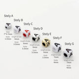 500g Acrylic English Letters Cubes Oval Beads DIY Jewelry Making