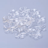 500g Clear Frosted Flower Beads Acrylic Findings DIY Jewelry