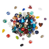 500g Lampwork Glass Beads DIY Jewelry Accessories Mixed Shapes