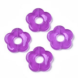 500g Jelly Acrylic Flower Donut Charm Beads DIY Jewelry Making