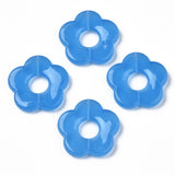 500g Jelly Acrylic Flower Donut Charm Beads DIY Jewelry Making