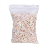 500g Mixed Cowrie Shell Beads PapayaWhip DIY Jewelry Three Sizes
