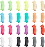 500g Opaque Acrylic Curved Tube Beads DIY Jewelry Making Mixed