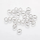 500g Iron Jump Rings Oval 5.5x4.3mm DIY Jewelry Findings