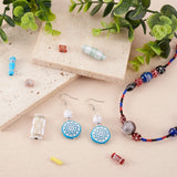 500g Plated Acrylic Beads Metal Enlaced for DIY Jewelry Making