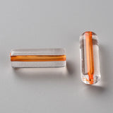 500g Transparent Acrylic Beads Column Mixed 25x9mm