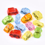 500g Acrylic Beads No Hole Car Mixed 12~20.5x31~35x17~23mm