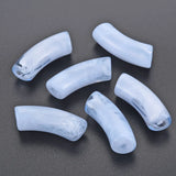 500g Acrylic Curved Tube Beads Large Hole Spacer Bead DIY Jewelry Making