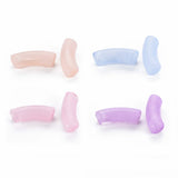 500g Acrylic Curved Tube Beads Large Hole Spacer Bead DIY Jewelry Making