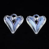 500g Acrylic Heart Pendants Glitter Dolphin Flower Necklace DIY Decor