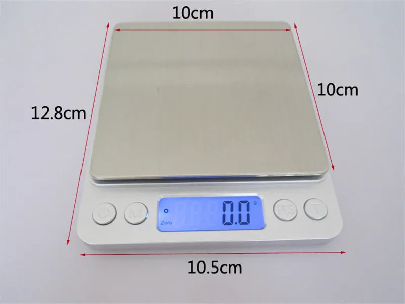 500g x 0.01g Portable Mini Digital Scales Pocket Case Jewelry Weight Scale