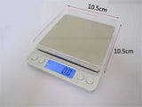500g x 0.01g Portable Mini Digital Scales Pocket Case Jewelry Weight Scale