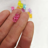500g 1400pcs 8x12mm Acrylic Candy Bears Beads DIY Jewelry Making Accessories
