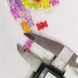 500g 1400pcs 8x12mm Acrylic Candy Bears Beads DIY Jewelry Making Accessories