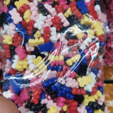 500g 400pcs Acrylic Candy Litter Bears Beads DIY Jewelry Making Accessories