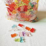 500g 450pcs DIY Acrylic Candy Bears Beads for Bracelet Making
