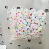 500g 7mm 3000pcs Acrylic Candy Beads DIY Jewelry Making Accessories