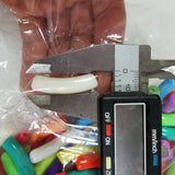 500g Acrylic Candy Beads, Loose Spacer Beads for Jewelry Making