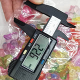 500g DIY Acrylic Candy Heart Spacer Beads 17-22mm for Necklace Bracelet Jewelry