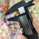 500g 6-16mm Candy Acrylic Round Beads for Jewelry Making