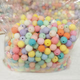 500g 6-16mm Candy Acrylic Round Beads for Jewelry Making